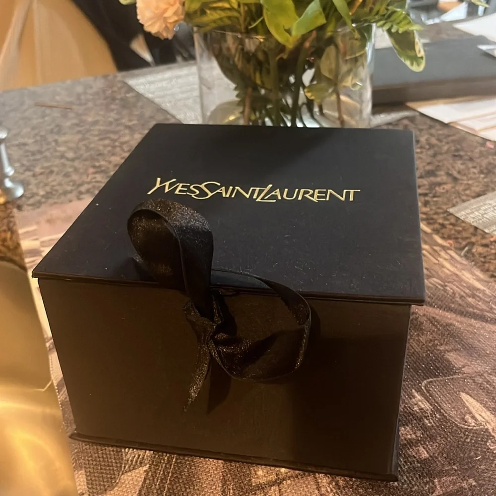 YvesSaintLaurent satin gift 🎁box , jewelry, makeup